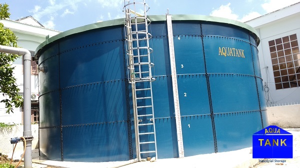 Công trình: Thi công bồn chứa nước Aquatank tại thị trấn Cầu Kè